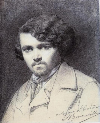 Portrait du peintre animalier Philibert Léon Couturier par Mr Bénouville