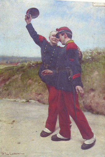 Les deux militaires par Philibert Léon Couturier